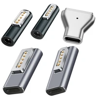 Type C Magnetic USB PD Adapter Connector For Type-C Female to Magnetic 2 USB C Female Magnet Plug Converter for MacBook Air/Pro