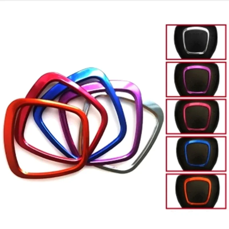 

Украшение алюминиевой рамы, стильная алюминиевая рамка, декоративная наклейка, Стайлинг автомобиля, легкий для квадратного руля