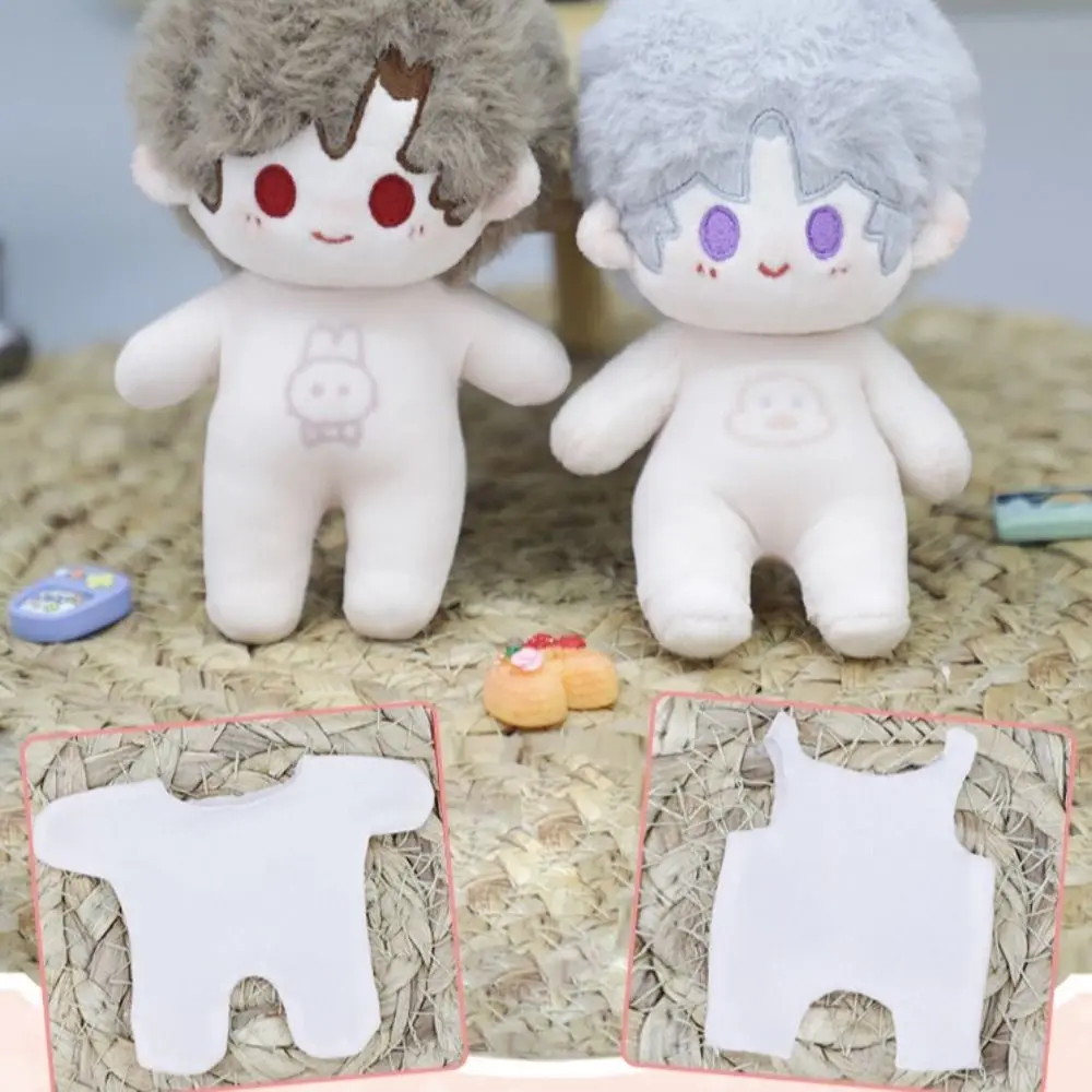 Soft Cotton Doll Anti-staining Cloth Base Layer Shirt Fleshcolor Sleeved Doll Bottoming Shirt Standing Posture Elastic