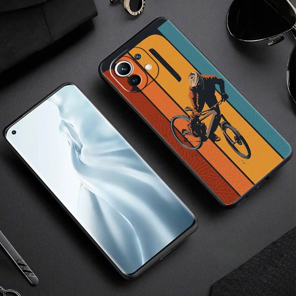 Durable Phone Case with Mountain Bike Design