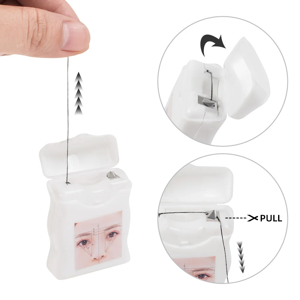 

1 Box Tattoo Line with Ink Eyebrow Pencil Tattoo Eyebrow Pencil Point Pre-painted Eyebrow Tattoo Line Makeup Tool 5 Color