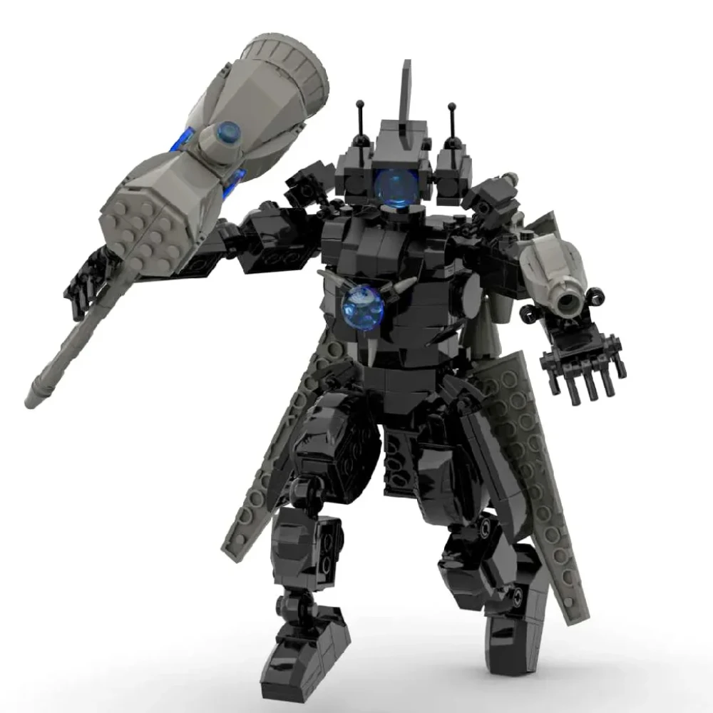 MOC Titan Speakermen Figur Modell Camerman von lustigen Anime-Videos: für Lego Skibidi Toilette, 444 Teile Baublöcke Spielzeug
