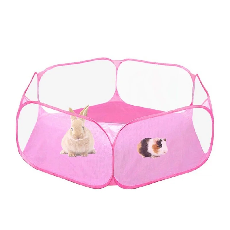 Pet Playpen Portable fashion Open Indoor / Outdoor Small Animal Cage Game Playground Fence for Hamster Chinchillas Guinea- PigsF images - 6