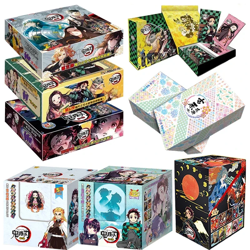 Карточка-рассеиватель демонов, бесконечный поезд, SSP-карточка, алмазная редкая карточка Tanjirou Kamado Nezuko, коллекционная карточка-персонаж, детская игрушка, подарок на Рождество