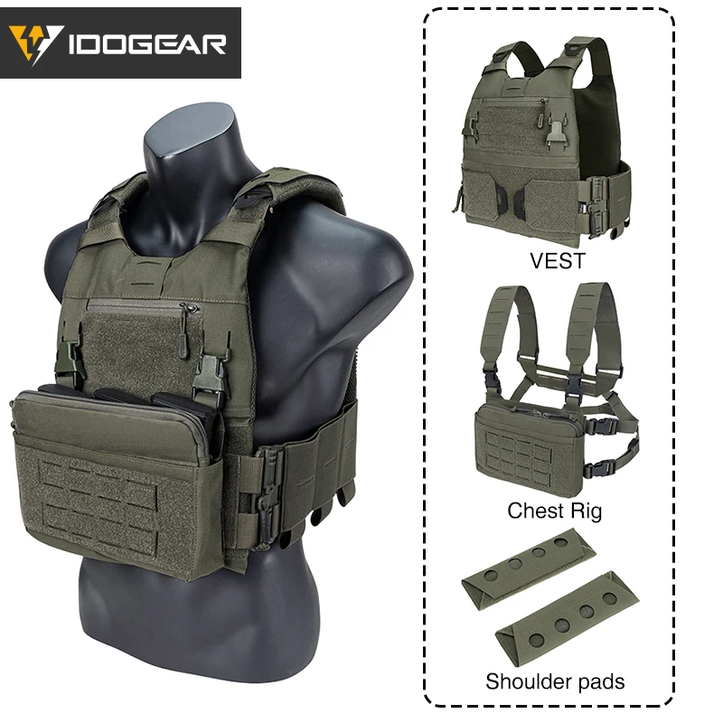 IDOGEAR Plaque Balistique Factice pour AVS JPC Plaque Carrier