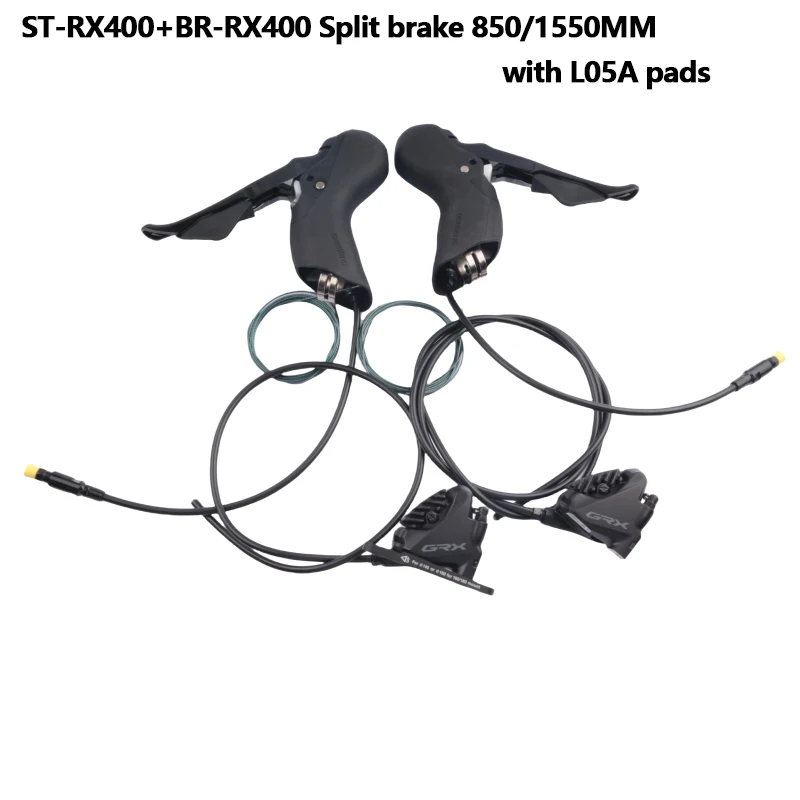 Jeu de eins à disque Shimano GRX BR-RX400 + ST-RX400 2x10 vitesses  18