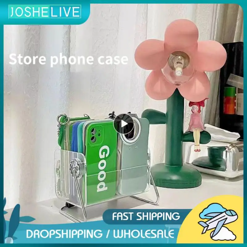 Desktop Organizer Transparent Adjustable Remote Control Easy Cleaning Environmentally Friendly Drawer Container
