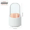 360° Rotating Makeup Brush Storage Box Portable Desktop Cosmetic Organizer Lipstick Eyebrow Pencil Eye Shadow Brush Holder 6