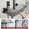 Bathroom Rain Shower Set Three Modes Handheld Pressure Spray Gun Adjustable Hot And Cold Top Shower Multi-function Shower 2
