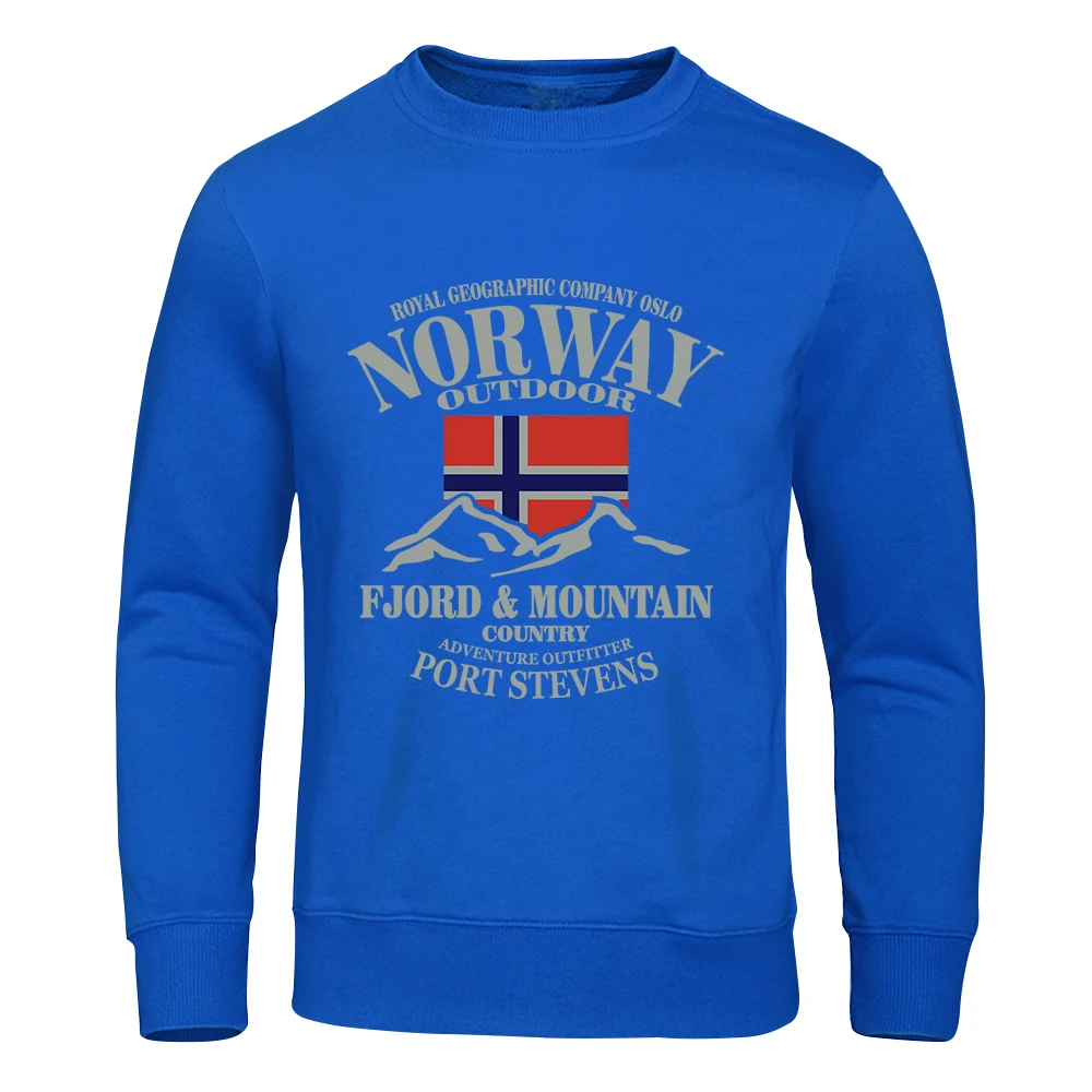 Norway Fjord Mountain Prints Hoodies For Menautumn Street S-Xxl Hoodie Loose Fashion Hoody Cartoons Casual Clothing Women