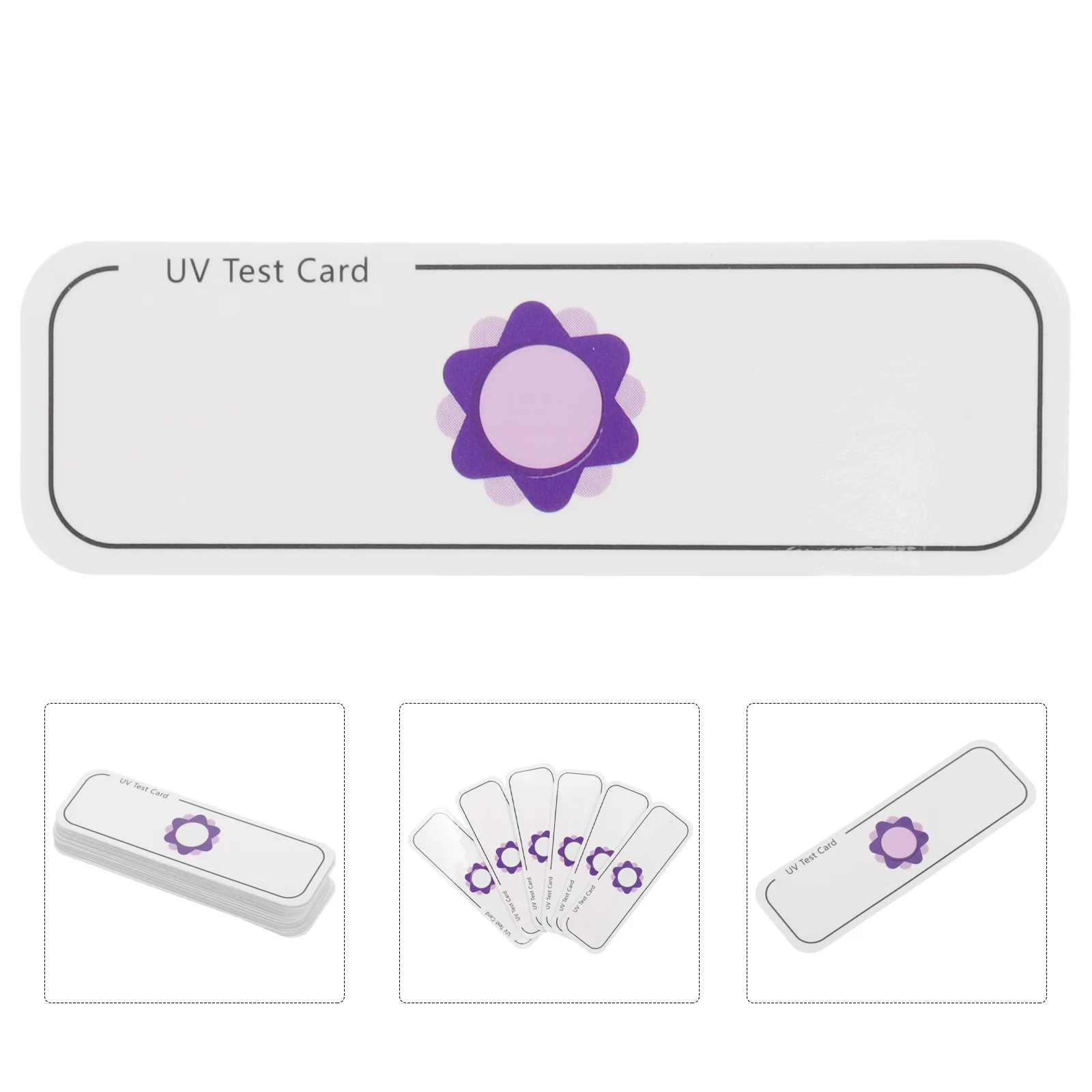 20pcs UVA Identifiers UVA UV Testing Tool Paper Test Cards UV Identifying Paper