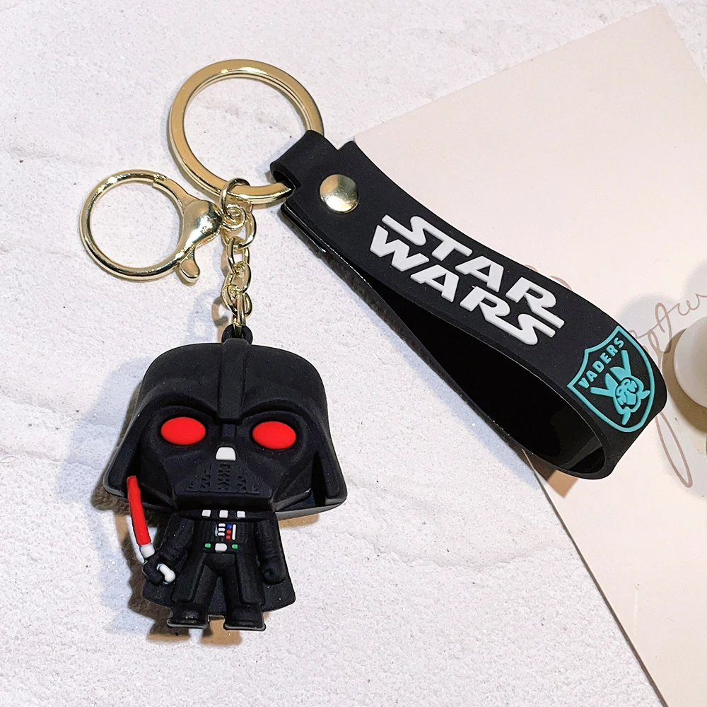 Star Wars Keyrings/keychains Cartoon Cute Emo Kids Goth Fun Jedi Darth  Vader Sci Fi Sci FX Wookie A 