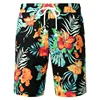 Flower Leaves Graphic Beach Shorts Pants Men 3D Printed y2k Surf Board Summer Hawaii Swimsuit Swim Trunks Cool Ice 1