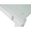 Baraga Contemporary Glass L-Shaped Home Office Desk, White 6