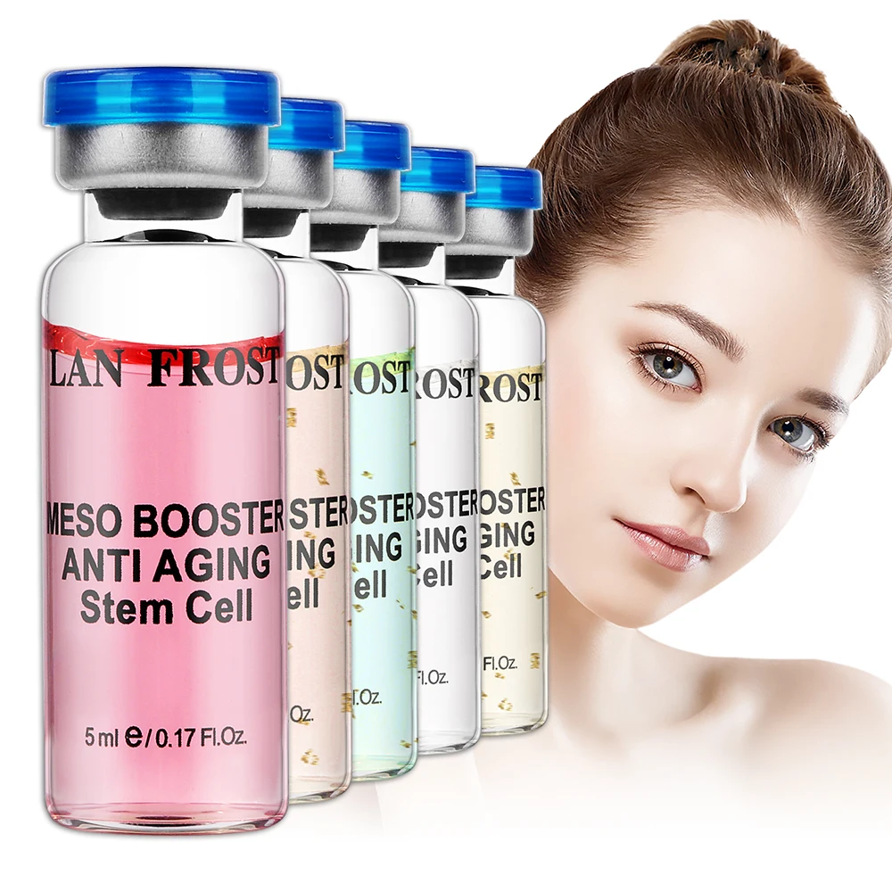24K Gold Hyaluronic Acid Essence Set BB Cream Glow Anti-Aging Whitening Facial Serum Moisturizing Essence 10 Bottle/Box