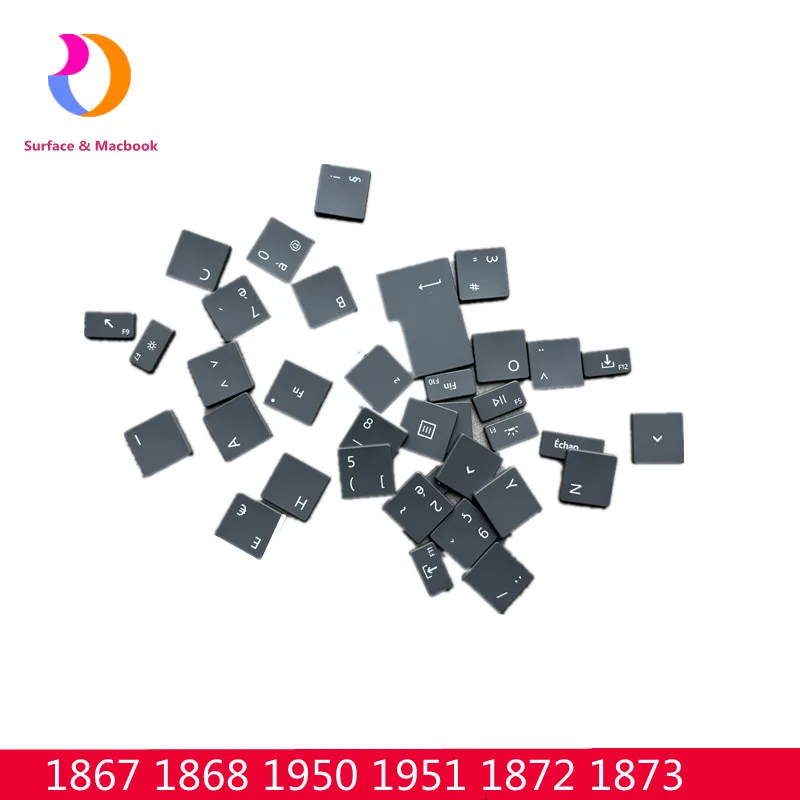 Original Key Cap For Surface Laptop 3 4 5 1868 1867 1872 1873 1950 1958 Keyboard Cup FR 13.5 15inch Gray