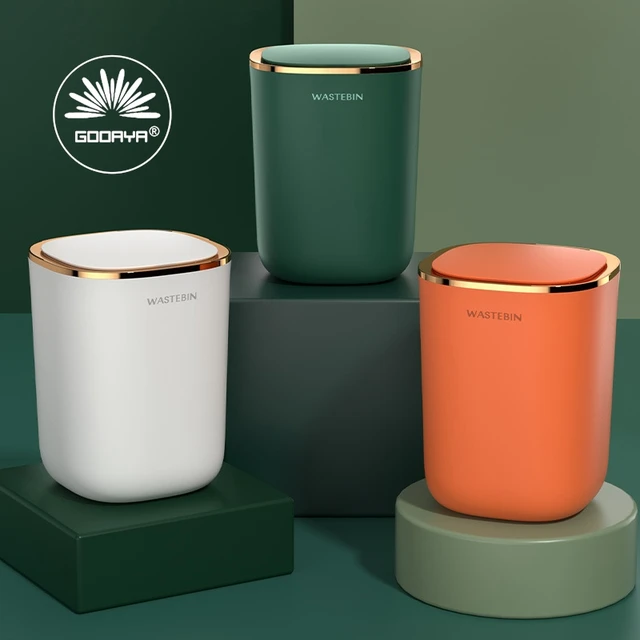 ถังขยะมีเซ็นเซอร์อัจฉริยะกันน้ำสำหรับ12L ในห้องน้ำถังขยะอัตโนมัติสำหรับสมาร์ทโฮมในห้องครัวห้องน้ำ 1