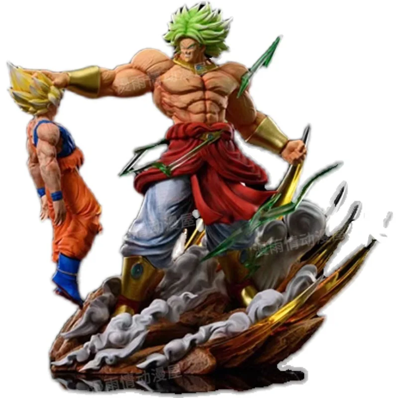 

Anime Dragon Ball Z Broli Vs Goku Figures Super Saiyan Broly Fullpower Gk Action Figurine Statue Collection 25cm Pvc Model Toys