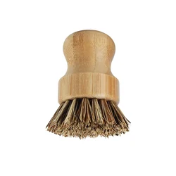 Bamboo Kitchen Dish Scrub Brushes with Natural Sisal Bristles (Sisal Bristles)