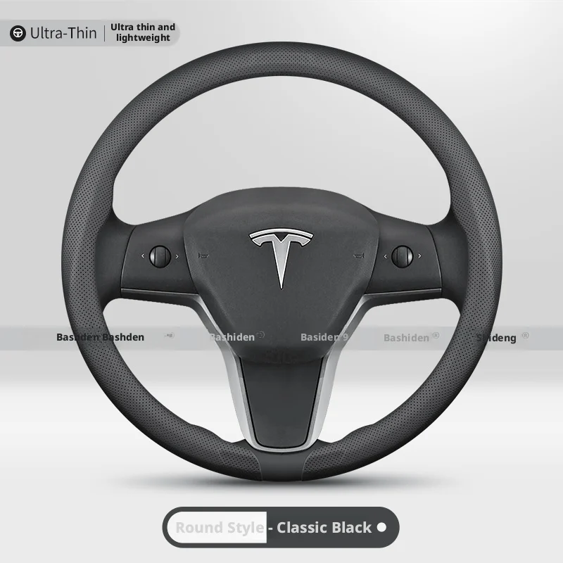 Premium Leather Steering Wheel Cover