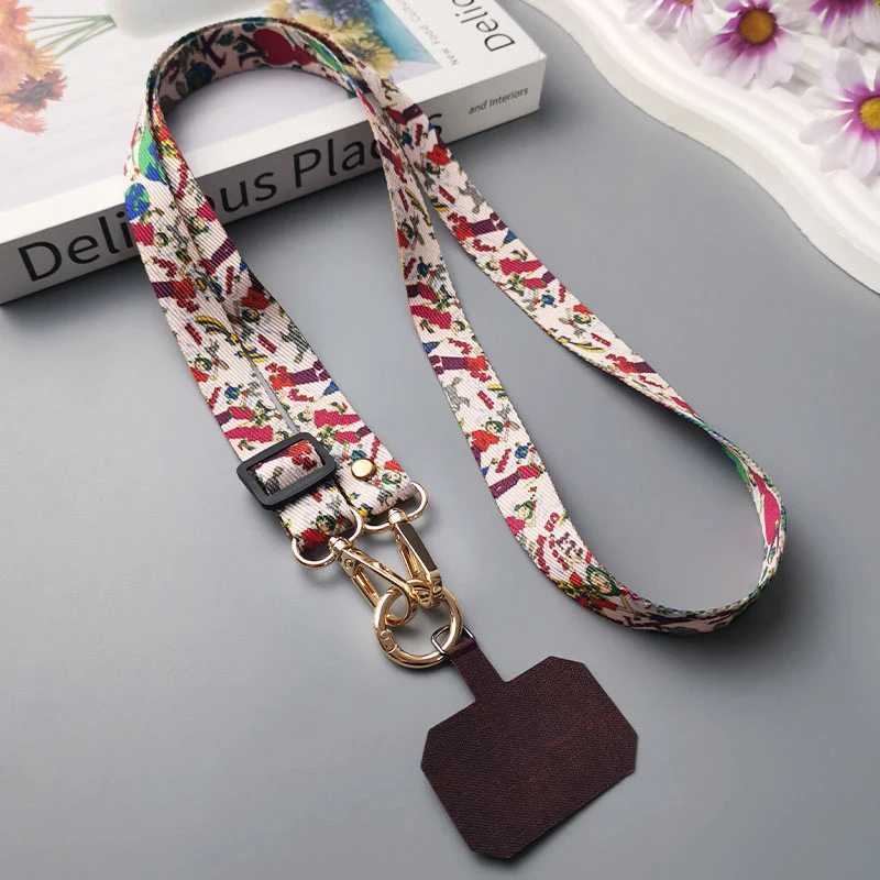 Adjustable Crossbody Phone Lanyard with Anti-Lost Neck Strap