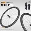 AERORAPTOR 40 ALL ROAD Carbon Gravel Wheelset 40mm Disc Brake Tubeless Carbon Wheels 36T Ratchet Cycling Wheel AERO418 Spoke 1