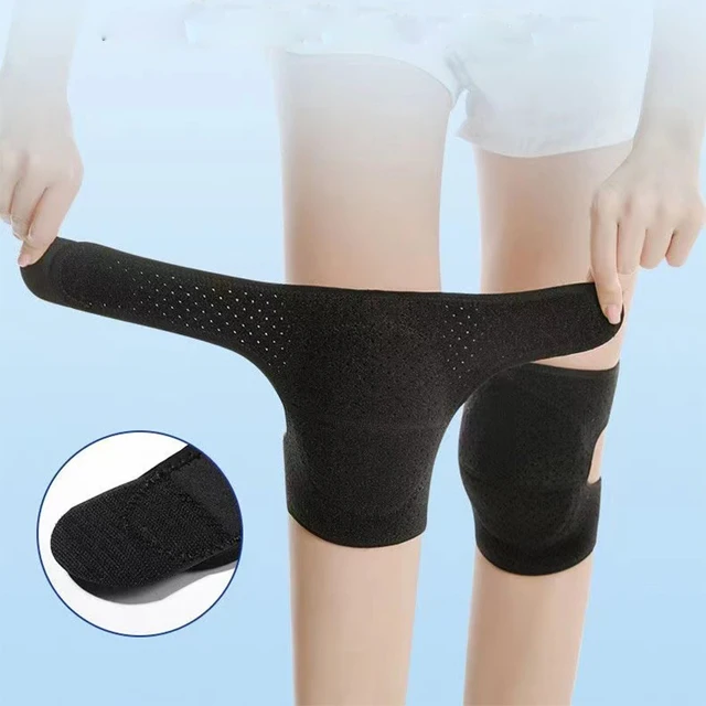 1PCS Sports Compression Knee Pads Elastic Protector Thickened Sponge Knees Brace Support for Dancing Workout Training 6