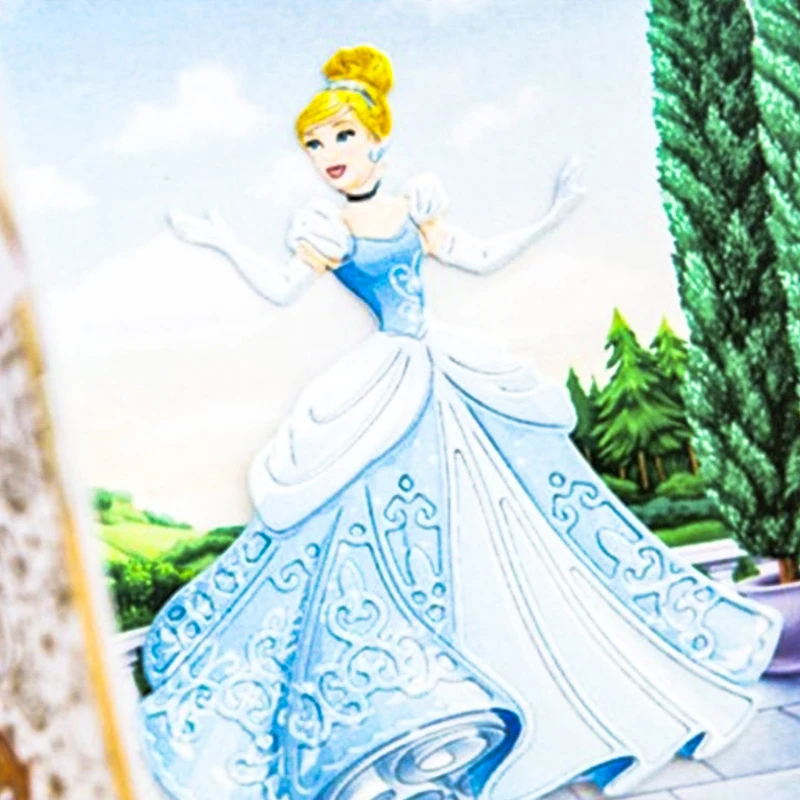 Princess Cenerentola Metal Cutting Dies Disney Movie Characters Cut Dies For Scrapbooking Crafts Goffratura Per Album Paper Card