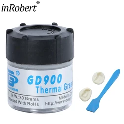 4.8W/M-K Gray Nano GD900 Thermal Containing Silver Conductivity Grease Paste Silicone Heat Sink Compound Thermal Paste For CPU