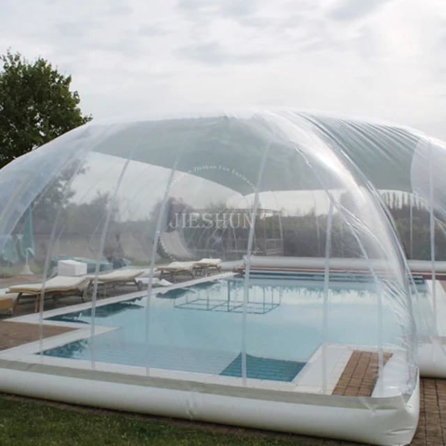 2024 customized Pool Cover Transparent Air Inflatable Swimming Pool Dome Tent Accessories