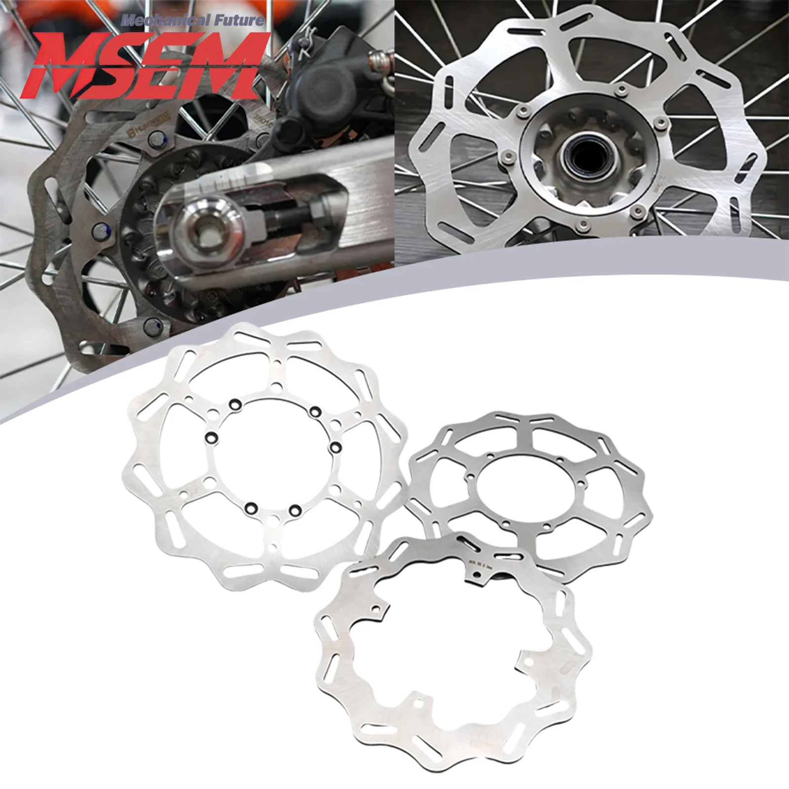 270mm 260mm 240mm Front Rear Brake Disc Rotor For Honda CR125R CRF250R ...