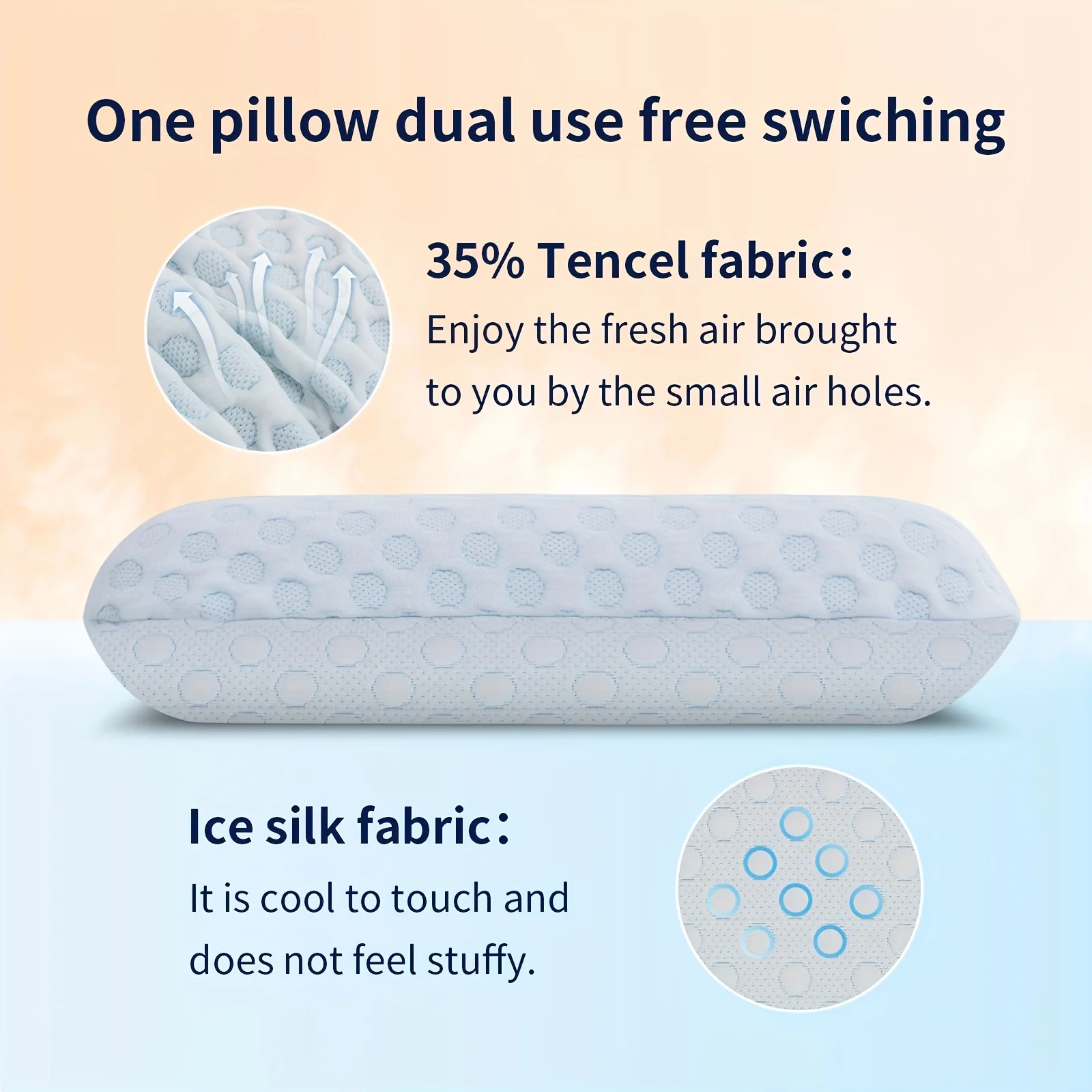 MUUEGM Cervical Pillow For Neck Strain Relief, Memory Foam Neck Pillow For Sleeping, Contour Cooling Pillow For Side Sleeper 4