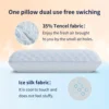 MUUEGM Cervical Pillow For Neck Strain Relief, Memory Foam Neck Pillow For Sleeping, Contour Cooling Pillow For Side Sleeper 4