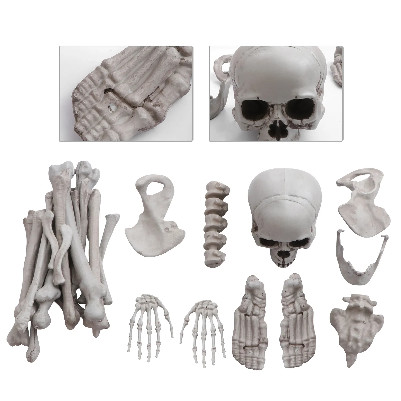 

27 Pcs Small Child Toy Children’s Toys Halloween Party Supplies Ornaments Bag of Bones Prop