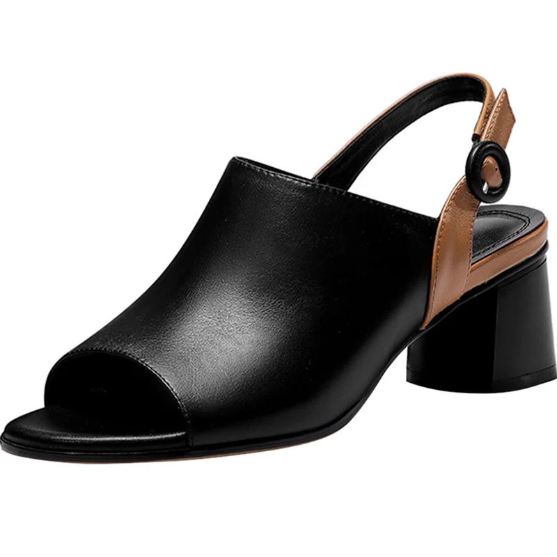Heeled Sandals Summer Shoes for Women Pumps Peep Toe High Heels