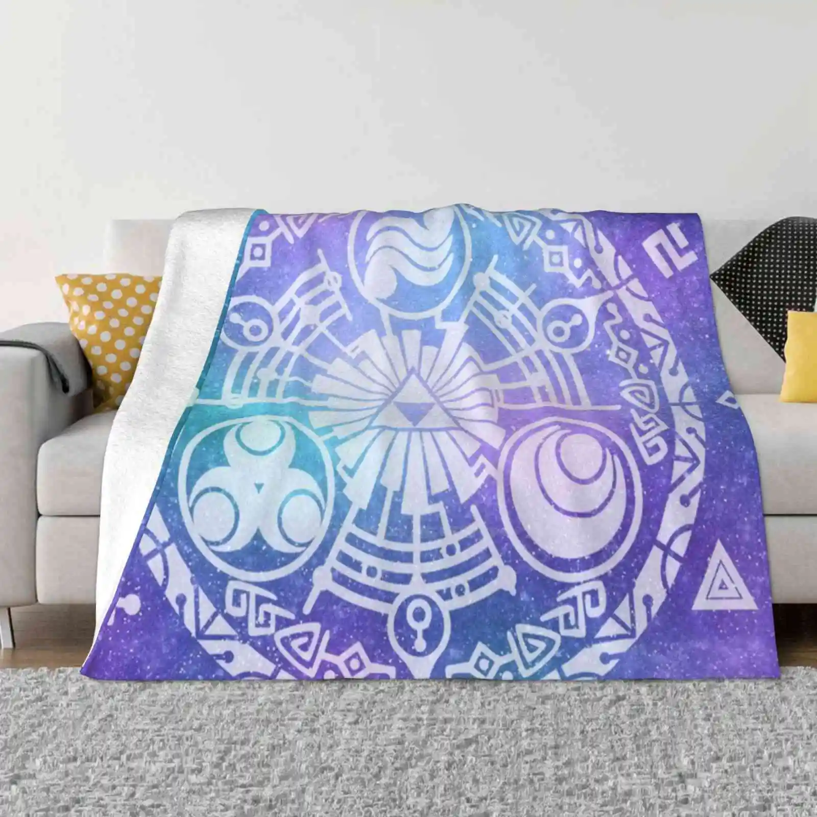 Cancello Del Tempo (E Spazio) Design Creativo Leggero E Sottile Coperta Di Flanella Morbida Tloz Legend Of Skyward Sword Gate Of Time Galaxy