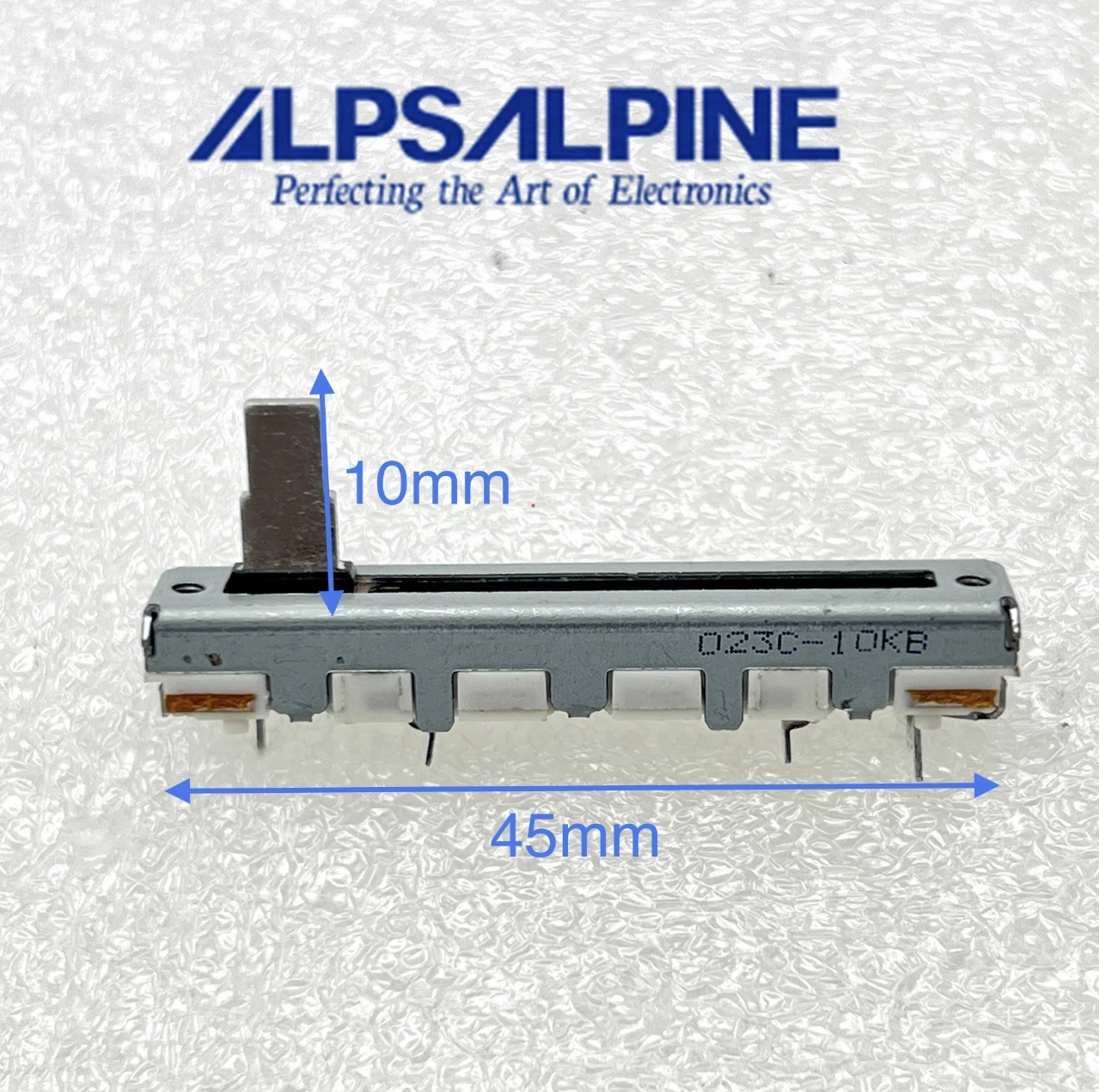 Alps 4.5cm sliding potentiometer b10k single rs30111a9012 shaft length 10mm 1 PCS