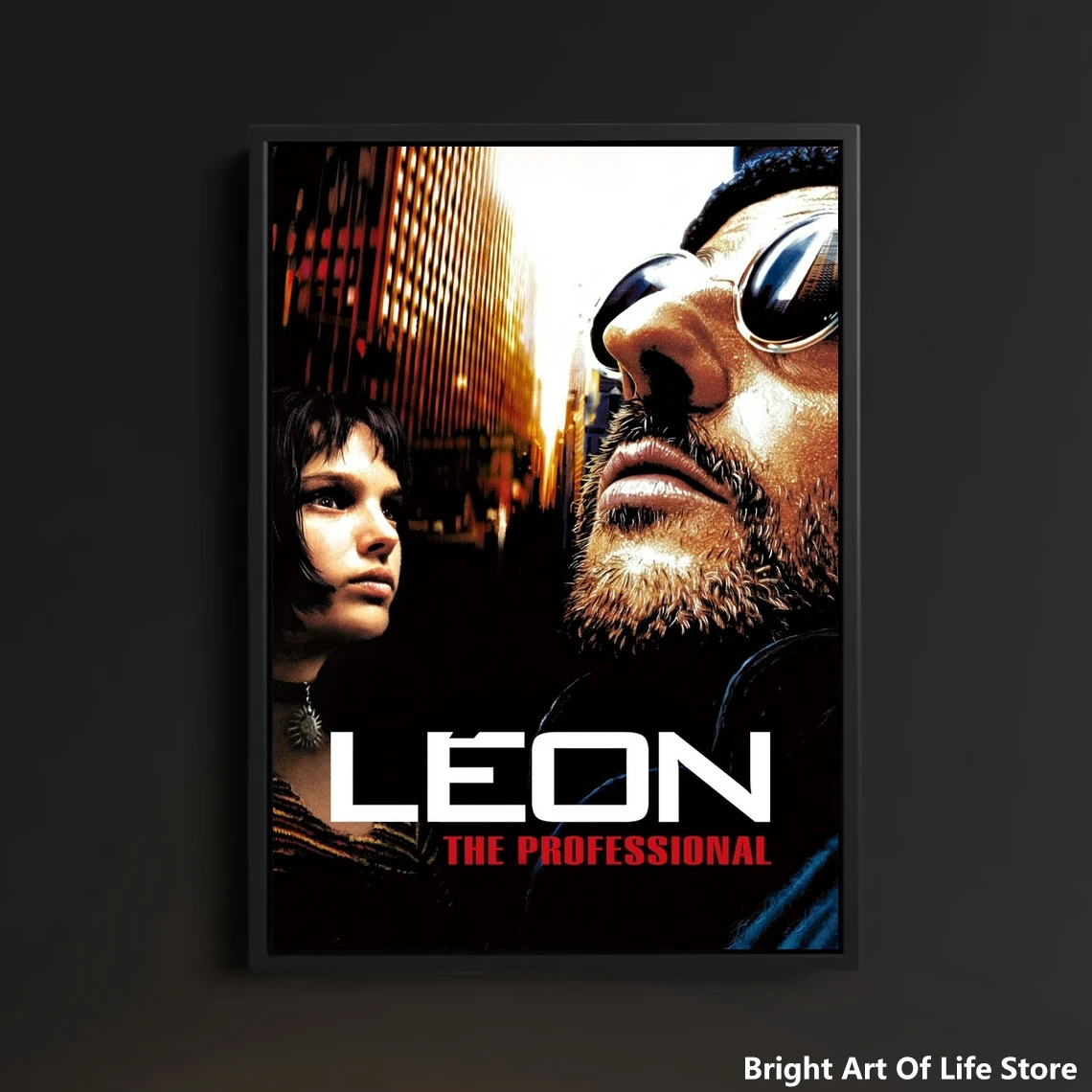 

Профессиональный плакат из фильма «Леон» (1994), художественная Обложка со звездами, фотопечать на холсте, декор для квартиры, настенная живопись (без рамки)