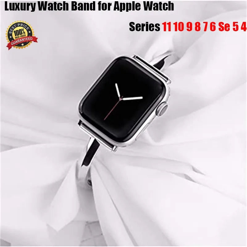 Elegant Diamond Steel Luxury Watch Band
