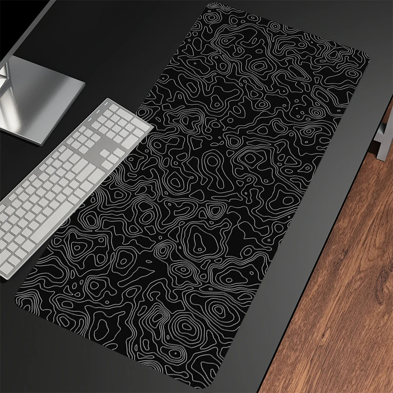 Black And White Mouse Pads Gaming Mousepad Gamer Mouse Mat Keyboard Mats Desk Pad Mousepads Xxl