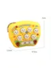 Mini Quick Push Electronic Gaming Machine Light Up Game Whack-a-mole Toy Bubble Handheld Toy Keychain Challenge Game Toys Gift 6