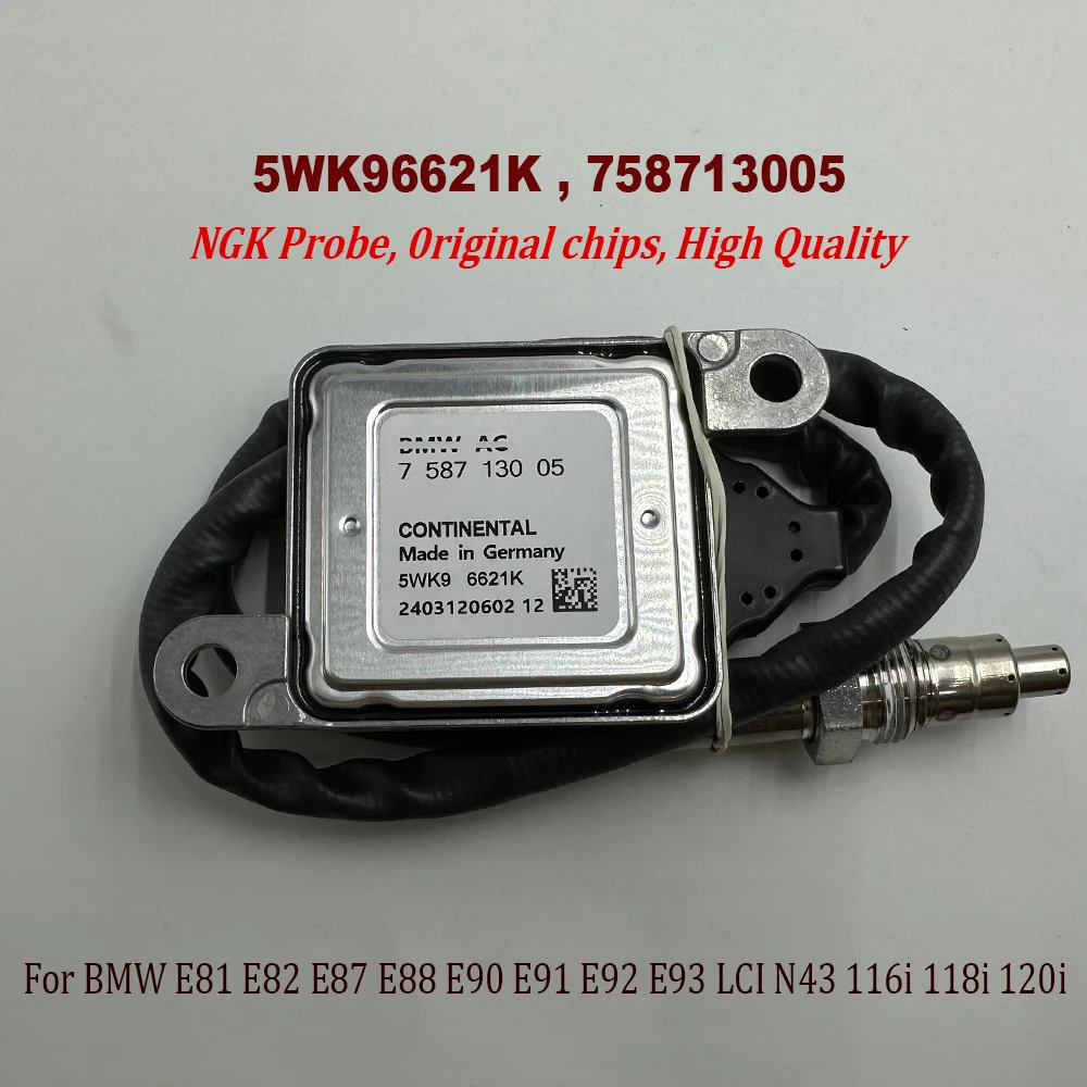 

High Quality Chip For NGK Probe 5WK96621K 758713005 11787587130 Nox Sensor For BMW E81 E82 E87 E88 E90 E91 E92 E93 LCI N43 116i