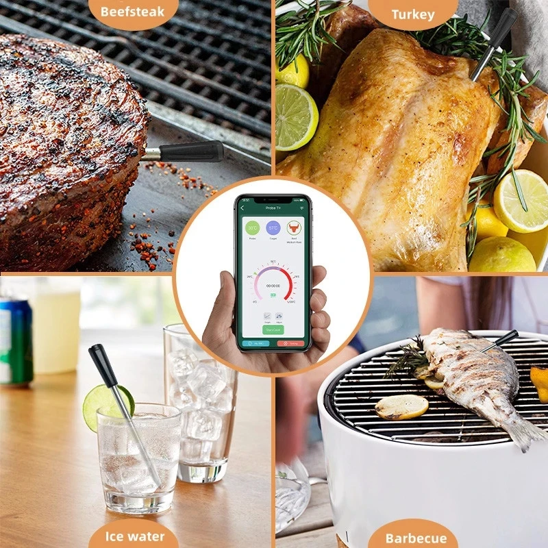 MEATER Plus: Dual Bundle | Long Range Wireless Smart Meat Thermometer | for  The Oven, Grill, Kitchen, BBQ, Smoker, Rotisserie