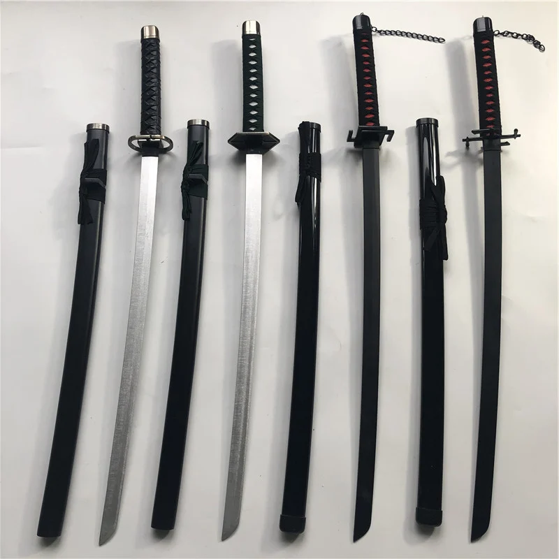 

1:1 cosplay Aizen Sousuke Ichimaru Gin Kurosaki ichigo sword none moon Sword Role cosplay Wood Sword Weapon 100cm