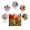 Unique Wooden Puzzles Stone Bridge Maple Tree Wood Jigsaw Puzzle Craft Irregular Family Interactive Puzzle Best Gift for Adults 4