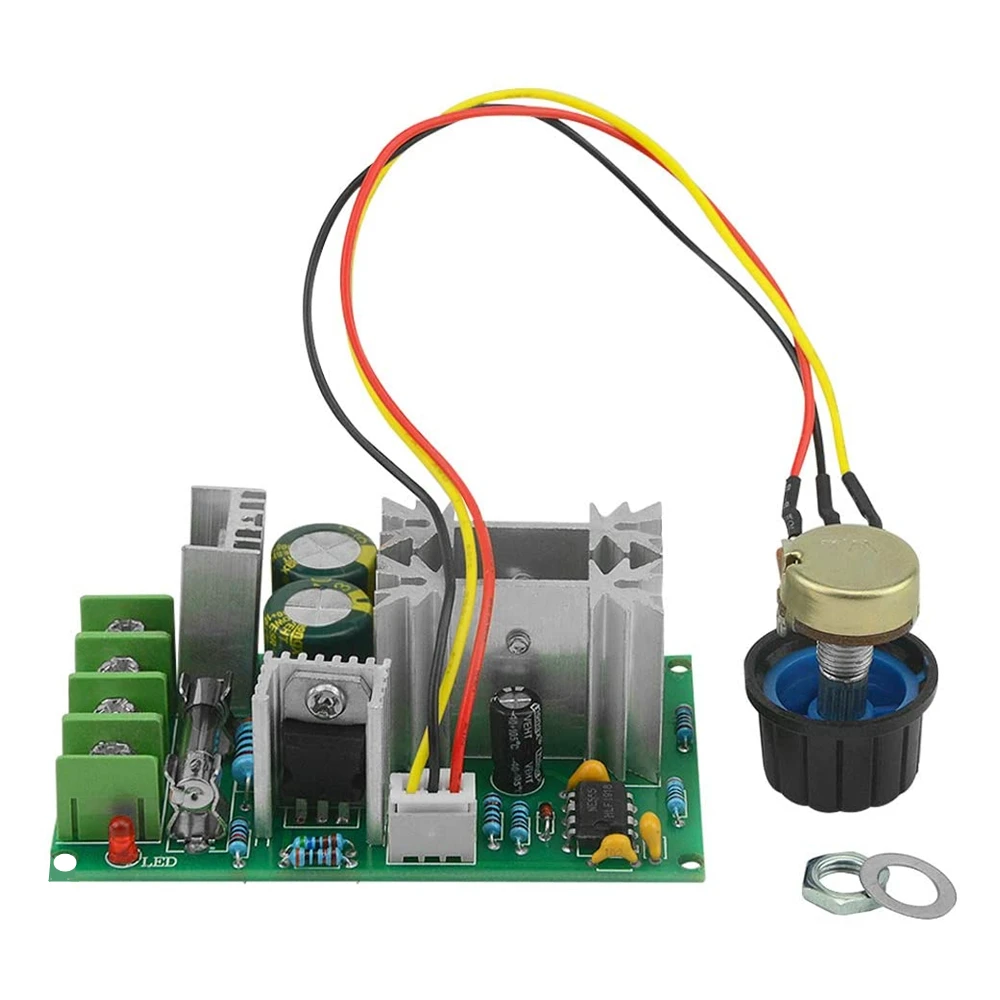 12V 24V 36V 48V DC motor speed regulator DC10-60V High power drive module PWM Motor controller 2
