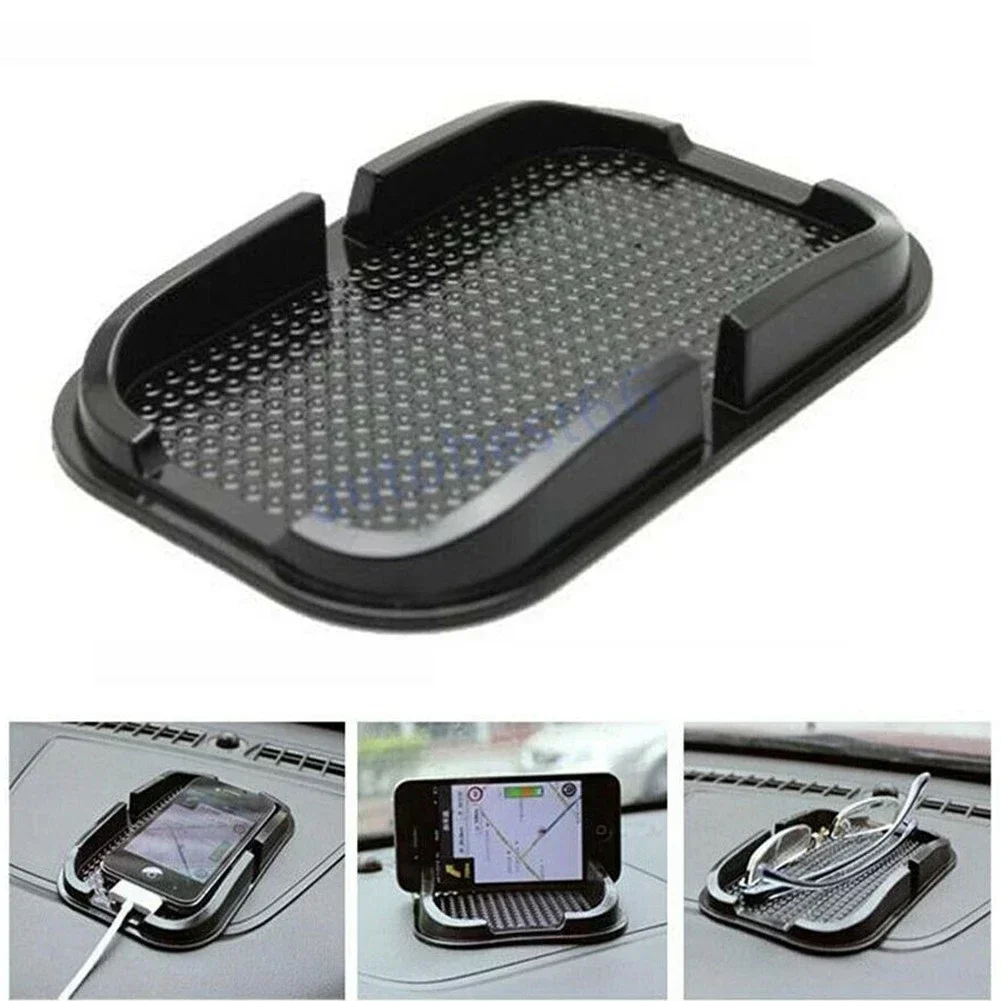 Dashboard Phone Holder Universal Anti-slip Car Phone Holder Silicone Mat Pad Dashboard Phone Stand Mount GPS Bracket For IPhone 13 Pro Max dashboard phone holder dash phone holder