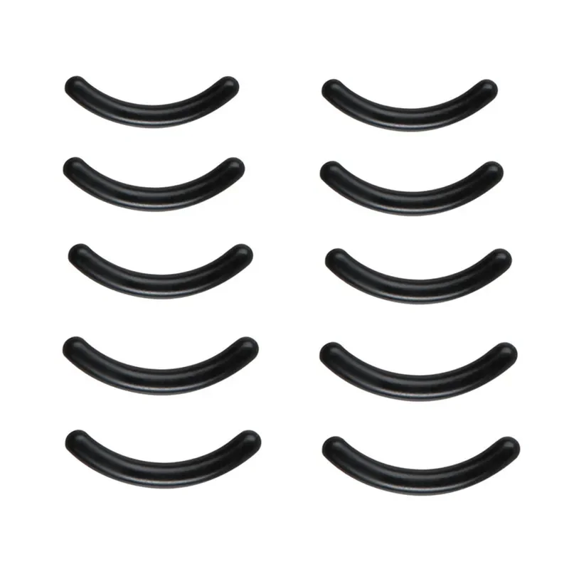 10pcs/set Colored Eyelashes Curler Replace Rubber Black White Pink Elastic Eyelash Curler Replacement Rubber Strips Accessories eyelash curler eyelash accessories