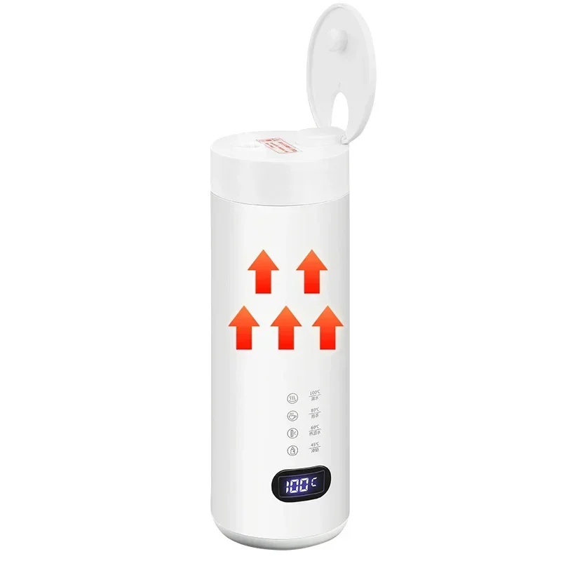 كوب ماء كهربائي محمول ، كوب غليان ذكي ، كوب صحي مت...