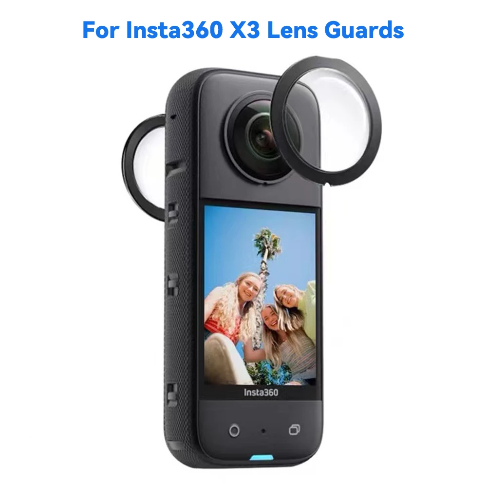 For Insta360 X3 Protective Lens Guards Protector Tempered Glass Cap with  Spare Stickers Insta 360 Accessories - AliExpress